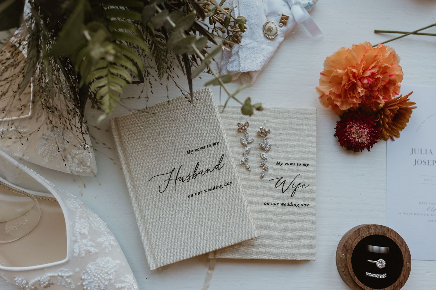 Husband and Wife Wedding Vow Books