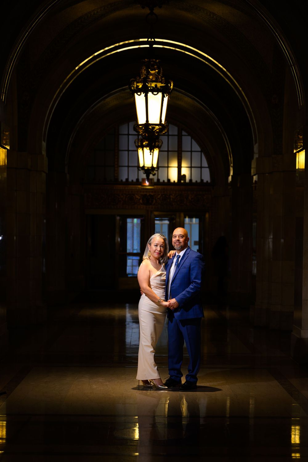 Wedding photography. Chicago photographer. City Hall Wedding Chicago.