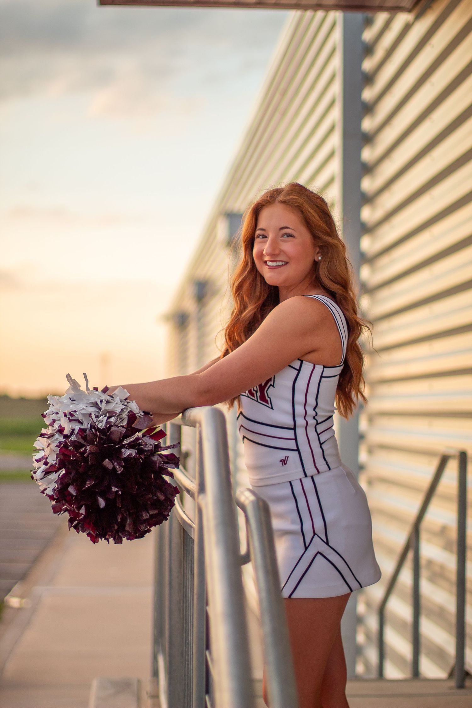Highway 9 Media senior portrait capturing a Perry High School senior at OSU Botanic Garden in Stillwater Oklahoma