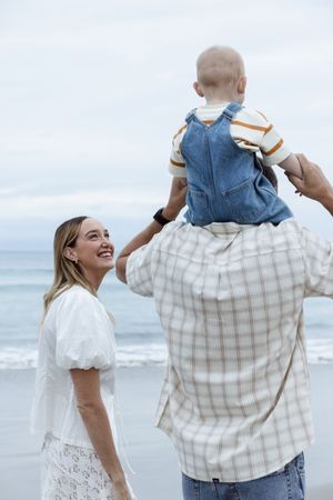 Outdoor family portraits capturing connection, joy and authentic moments