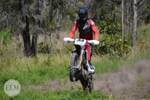 Motorbike doing a wheelie