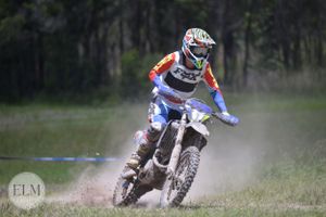 Motorbike in a field