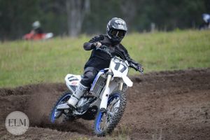 Motorbike in a field