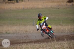 Motorbike in a field