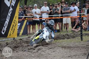 Motobike in a corner