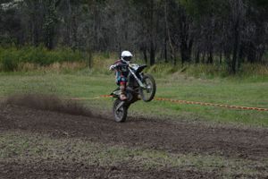 Motorbike doing a wheelie