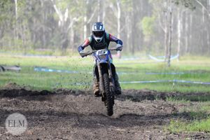Motorbike doing a wheelie