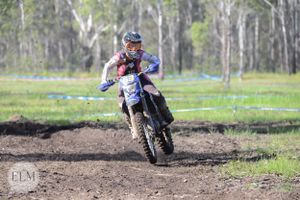 Motorbike in a field