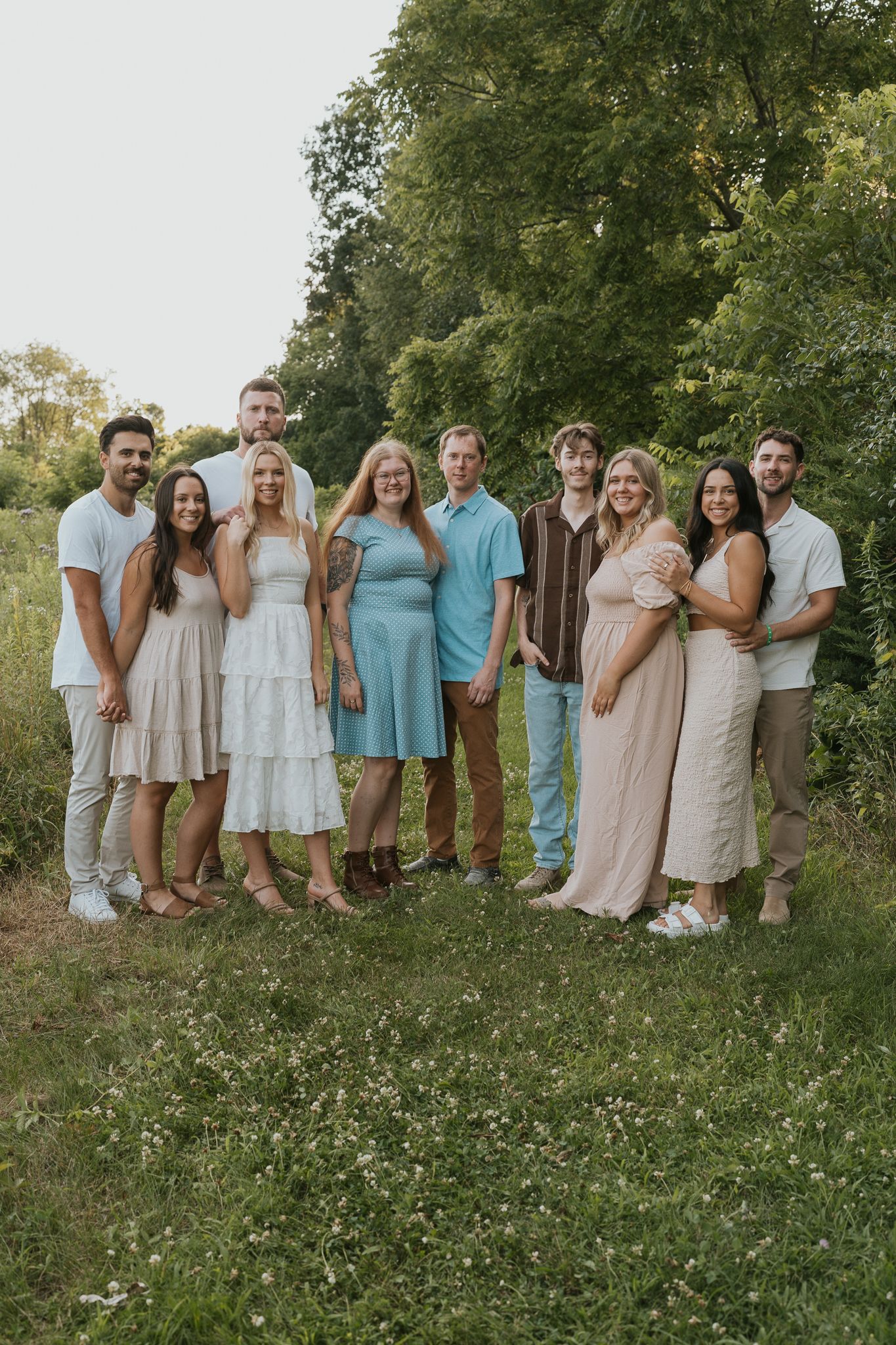 Extended outdoor family photography in Concord Mi