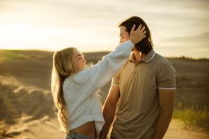 Couples engagement photography; Copyright: Myranda Smith Photography