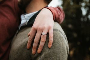 Couples engagement photography; Copyright: Myranda Smith Photography
