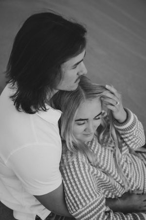 Couples engagement photography; Copyright: Myranda Smith Photography