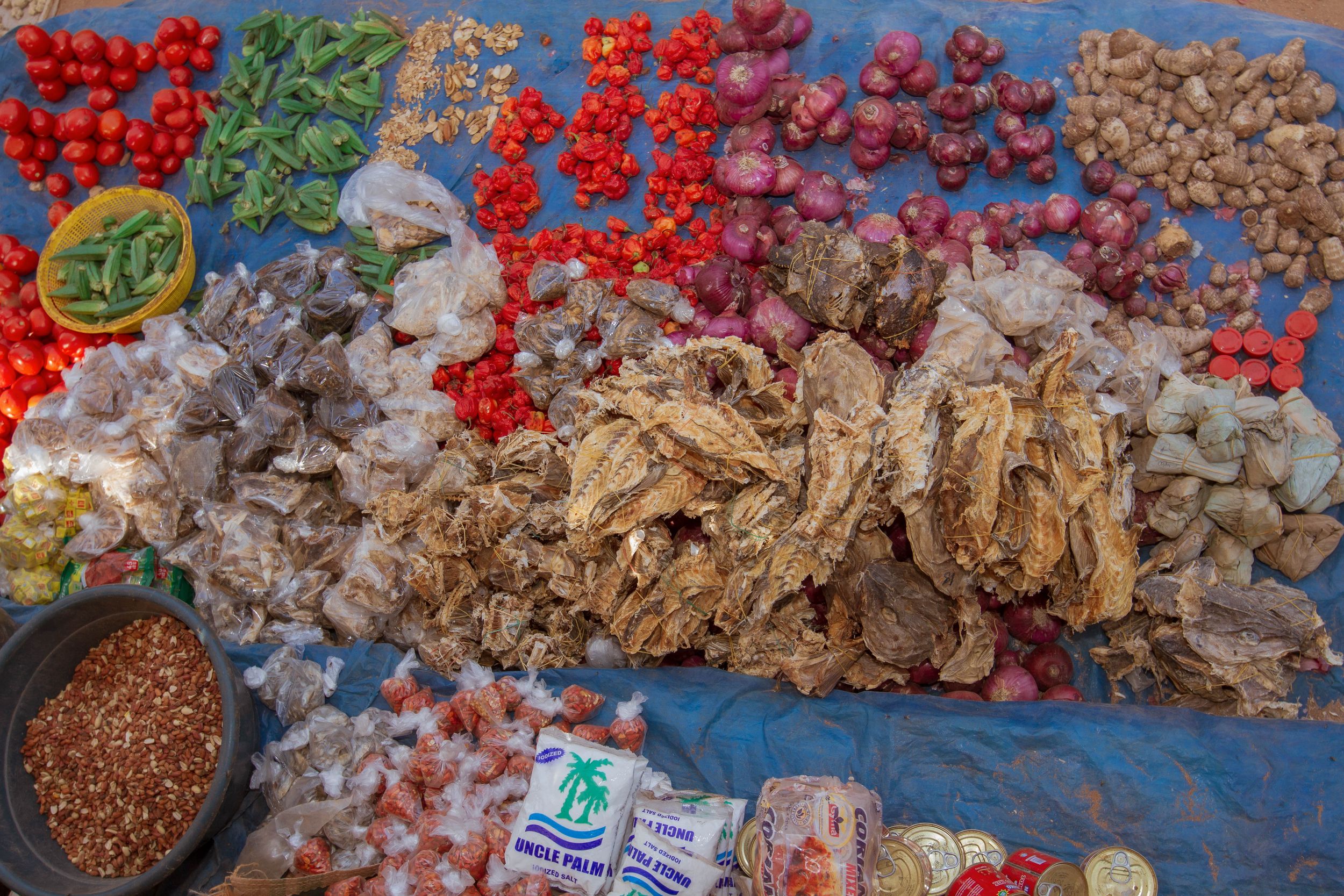 local foodstuff for sale