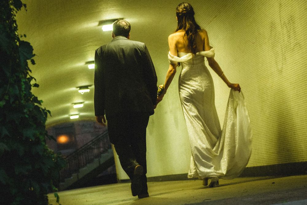 Smithfield Bridge Elopement. Cinematic Elopement in Pittsburgh.