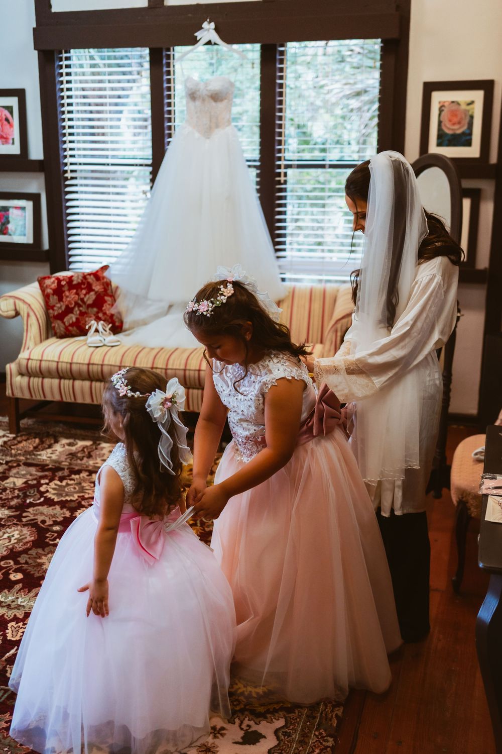 Washington Oaks Gardens State Park Wedding in Palm Coast, Florida. Getting Ready photography.