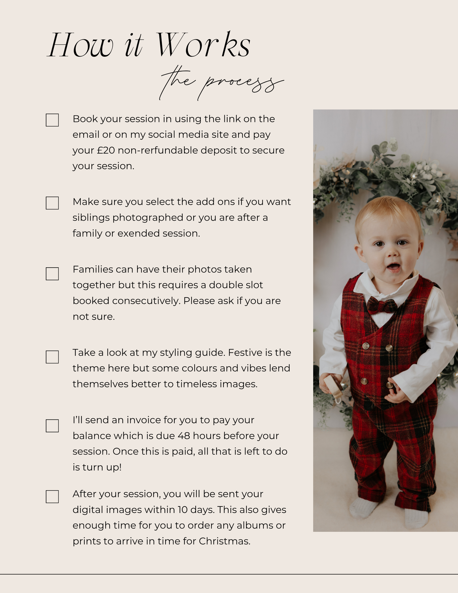 A baby boy in a Christmas outfit in a Cornwall Christmas mini Shoot with Cornwall Newborn Photography.