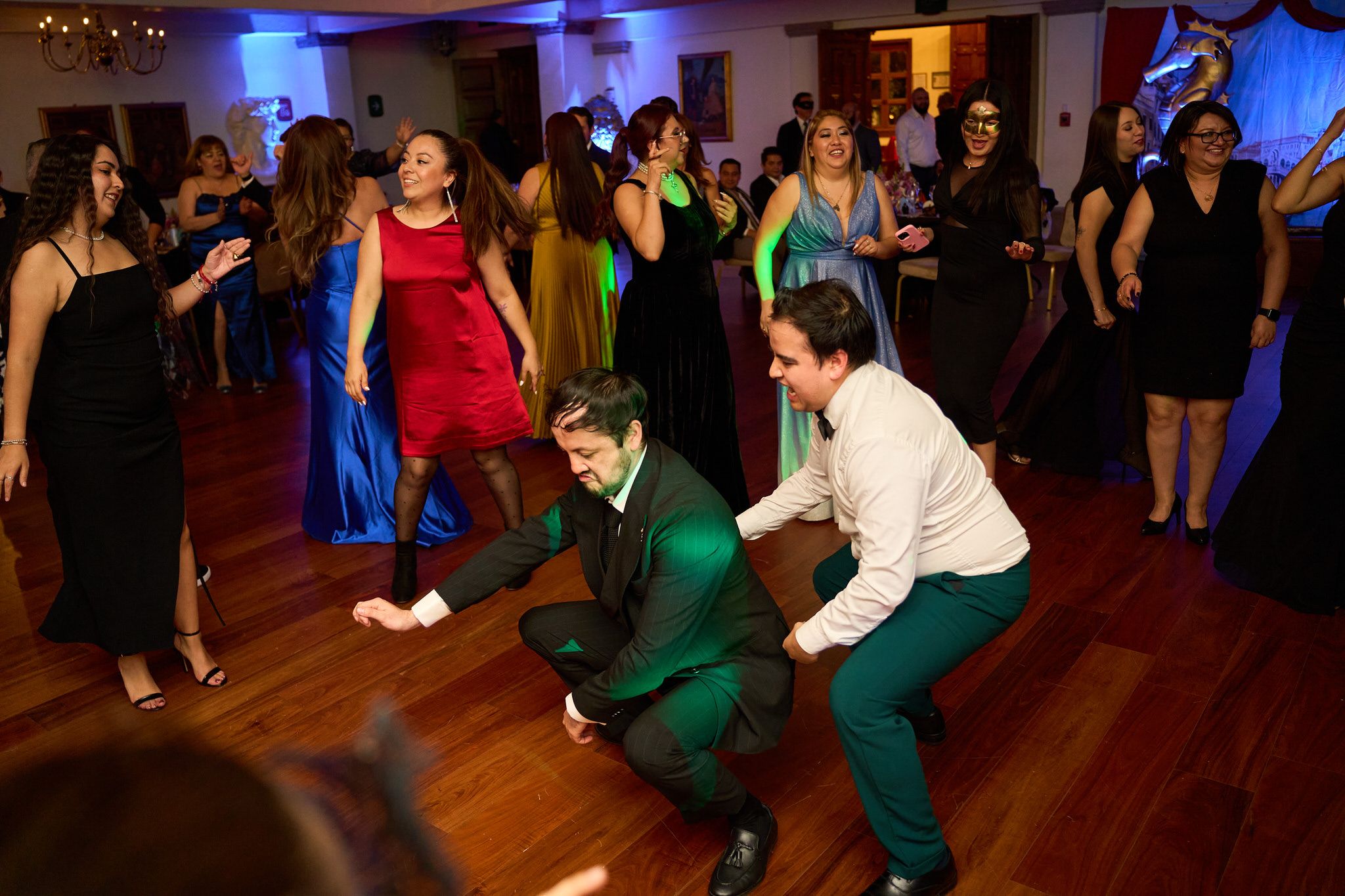 Pista de baile en la fiesta de fin de año en hacienda los morales