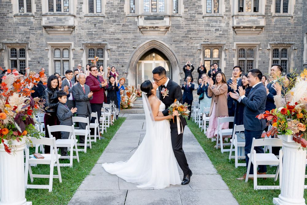 ceremony of Yifan and Bonnie in the Quad, Hart House