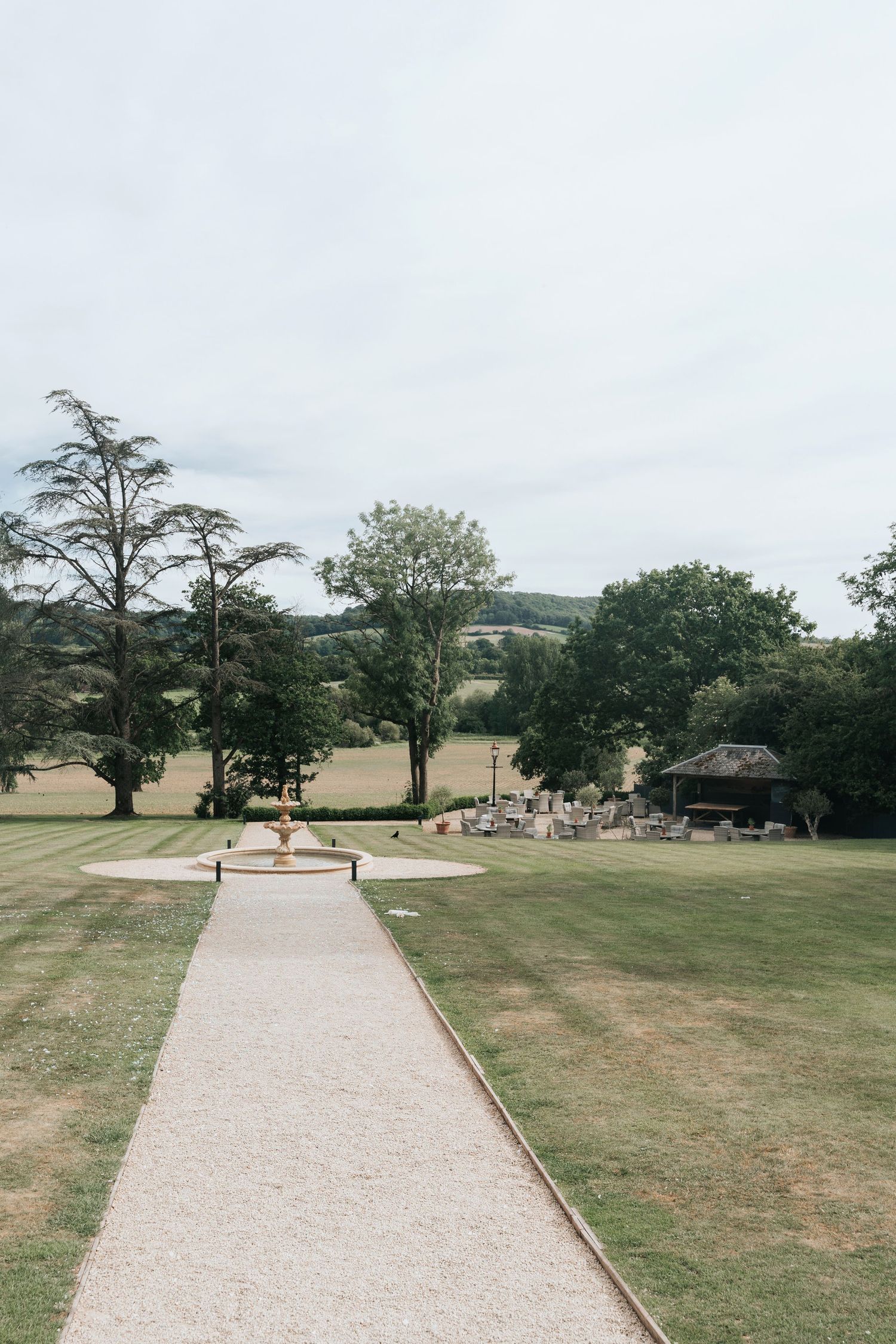 Deer Park Country House garden wedding