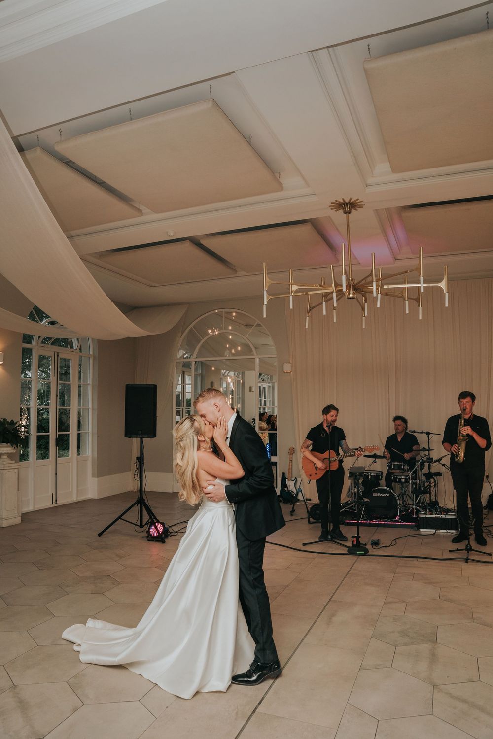 First dance and fireworks at Deer Park in Devon