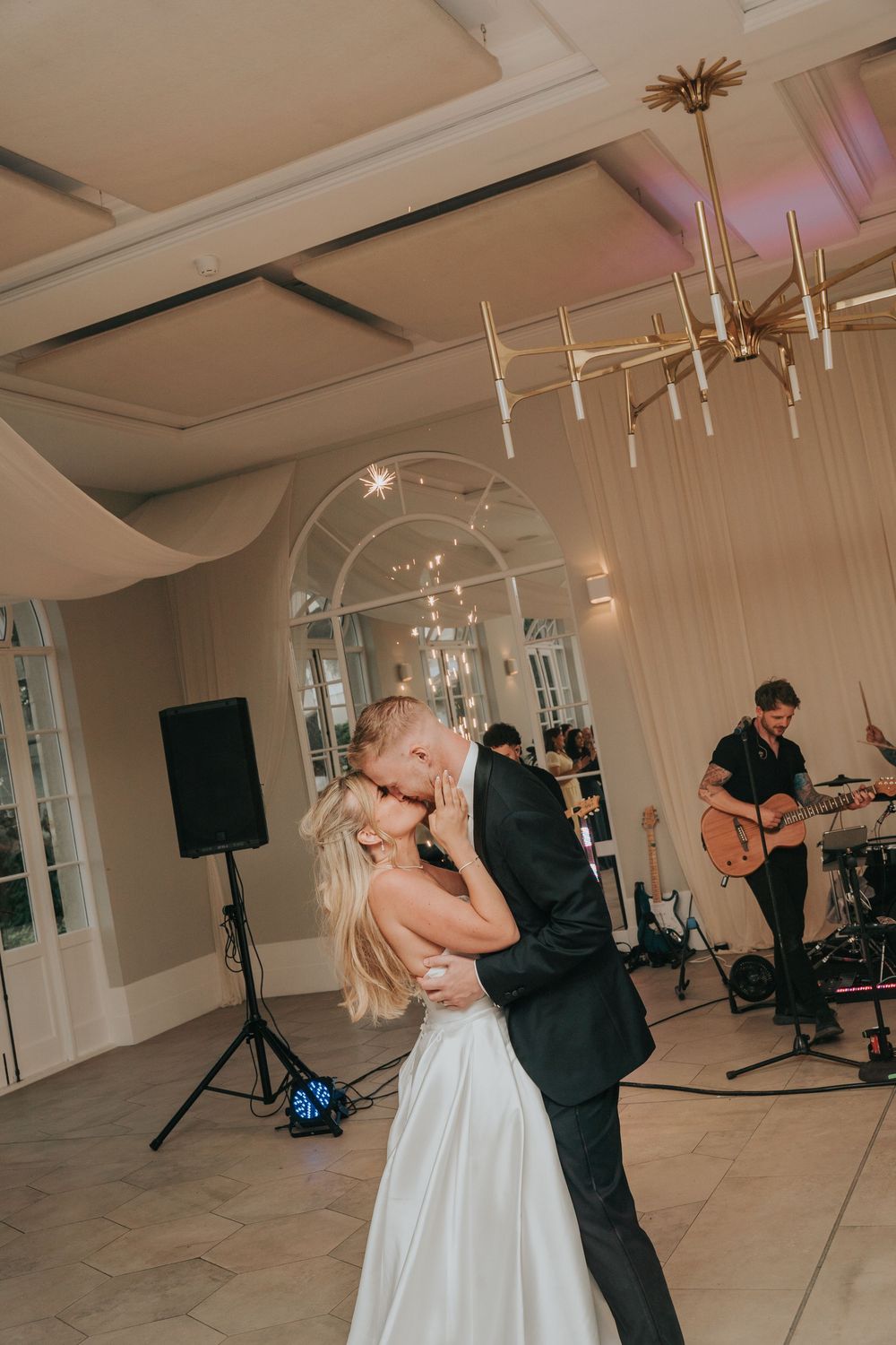 First dance and fireworks at Deer Park in Devon