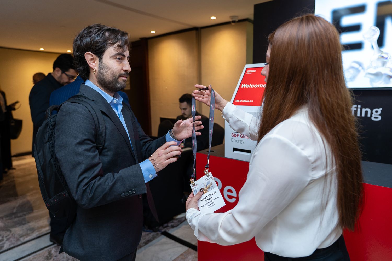 Registro de asistentes en el Mexico Market Briefing 2026 de S&P Global Energy