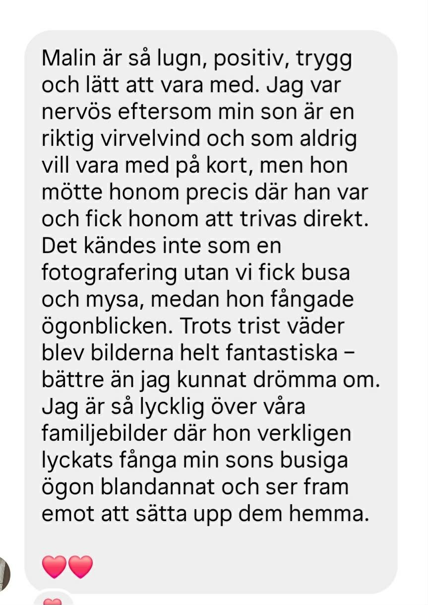 positiva omdömen, positiva recensioner, nöjda kunder, memoriesbym.se, fotograf i västerås