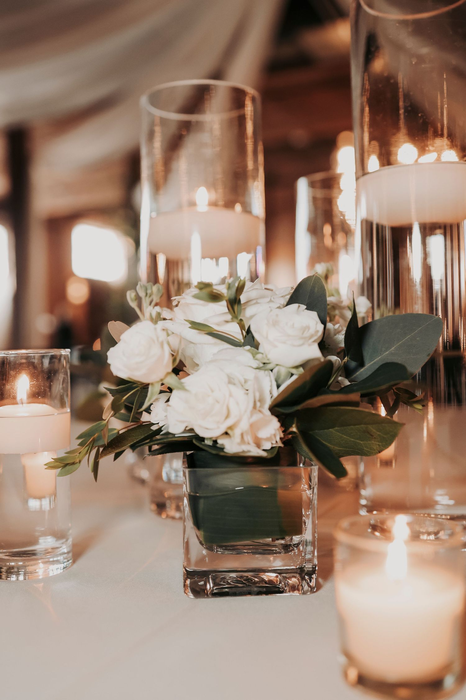 Reception room at The Cotton Mill before guests arrive
