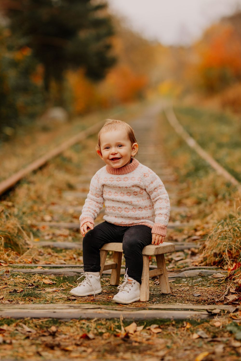 1 års fotografering utendørs på Jæren