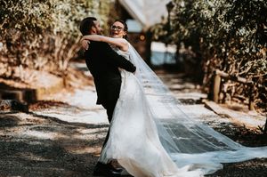 wedding portrait at kanuga inn, hendersonville north carolina