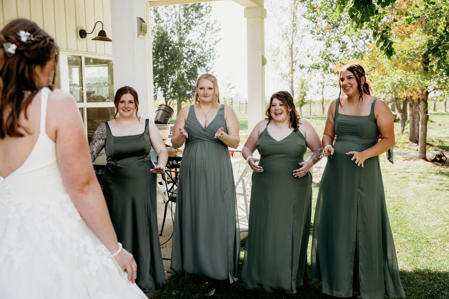 Fargo Wedding at rustic oaks