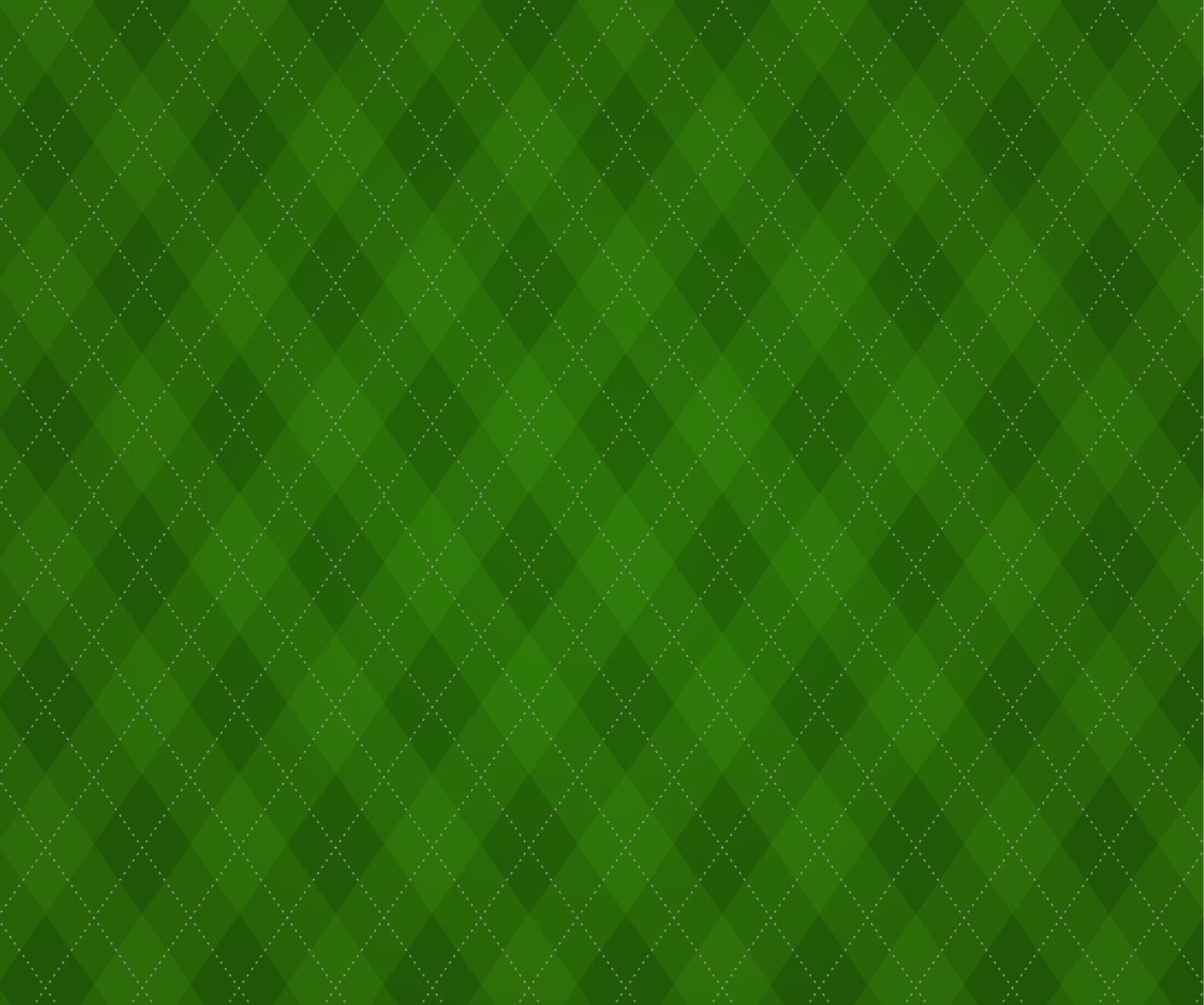 A seamless green diamond pattern background texture with a repeating geometric design.