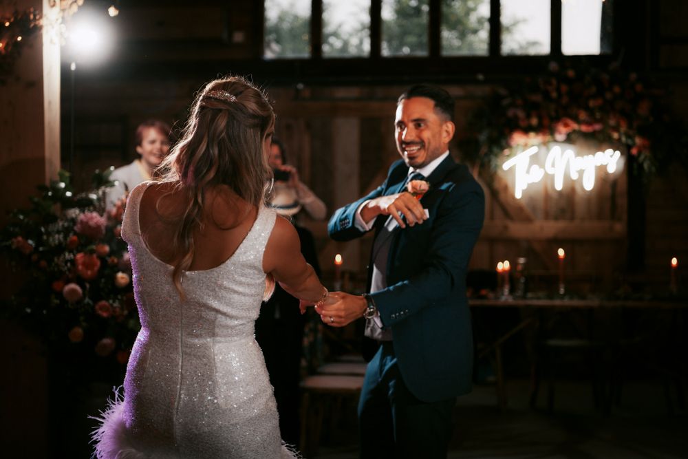 wedding photography the first dance by Rose and Rainbow Photography