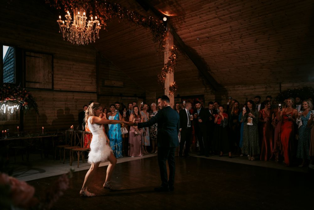 wedding photography the first dance by Rose and Rainbow Photography