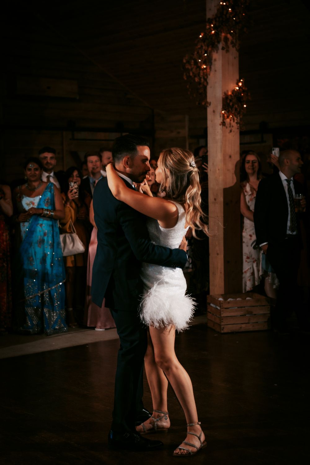 wedding photography the first dance by Rose and Rainbow Photography
