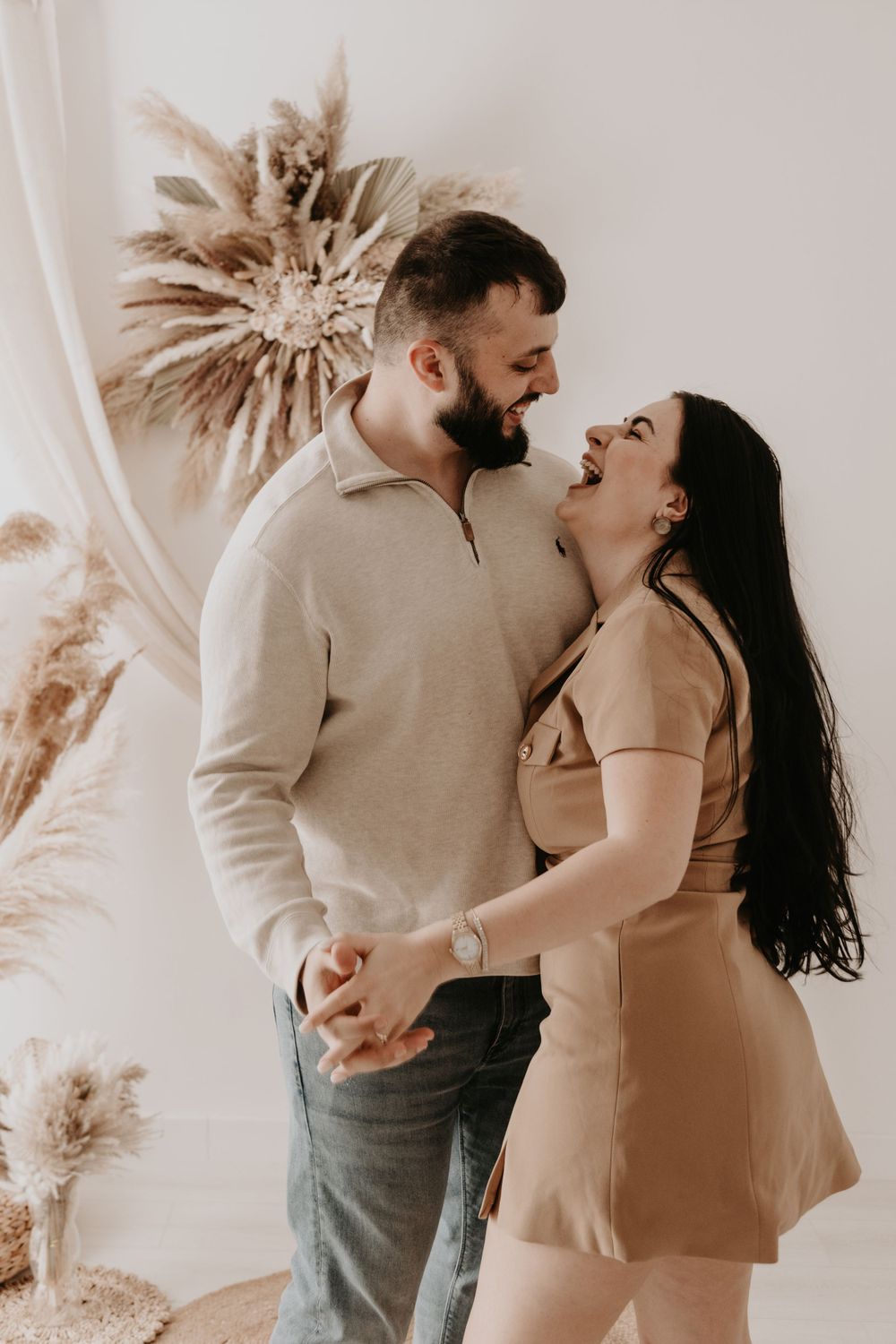 годежна фотосесия в студио софия, бохо фотосесия в студио софия, любовна фотосесия в студио софия