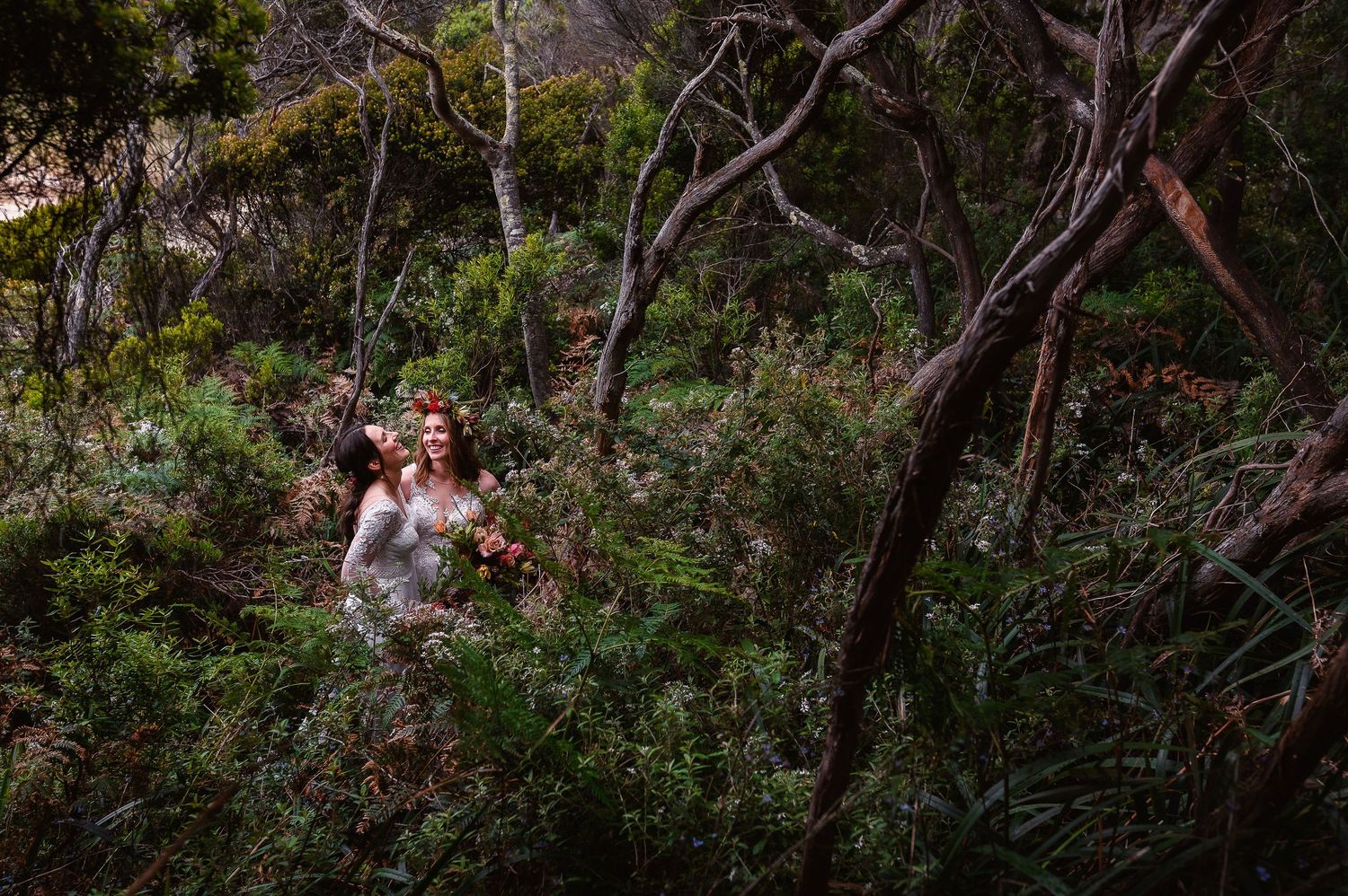 same sex rainbow wedding photographer the old farm tasmania