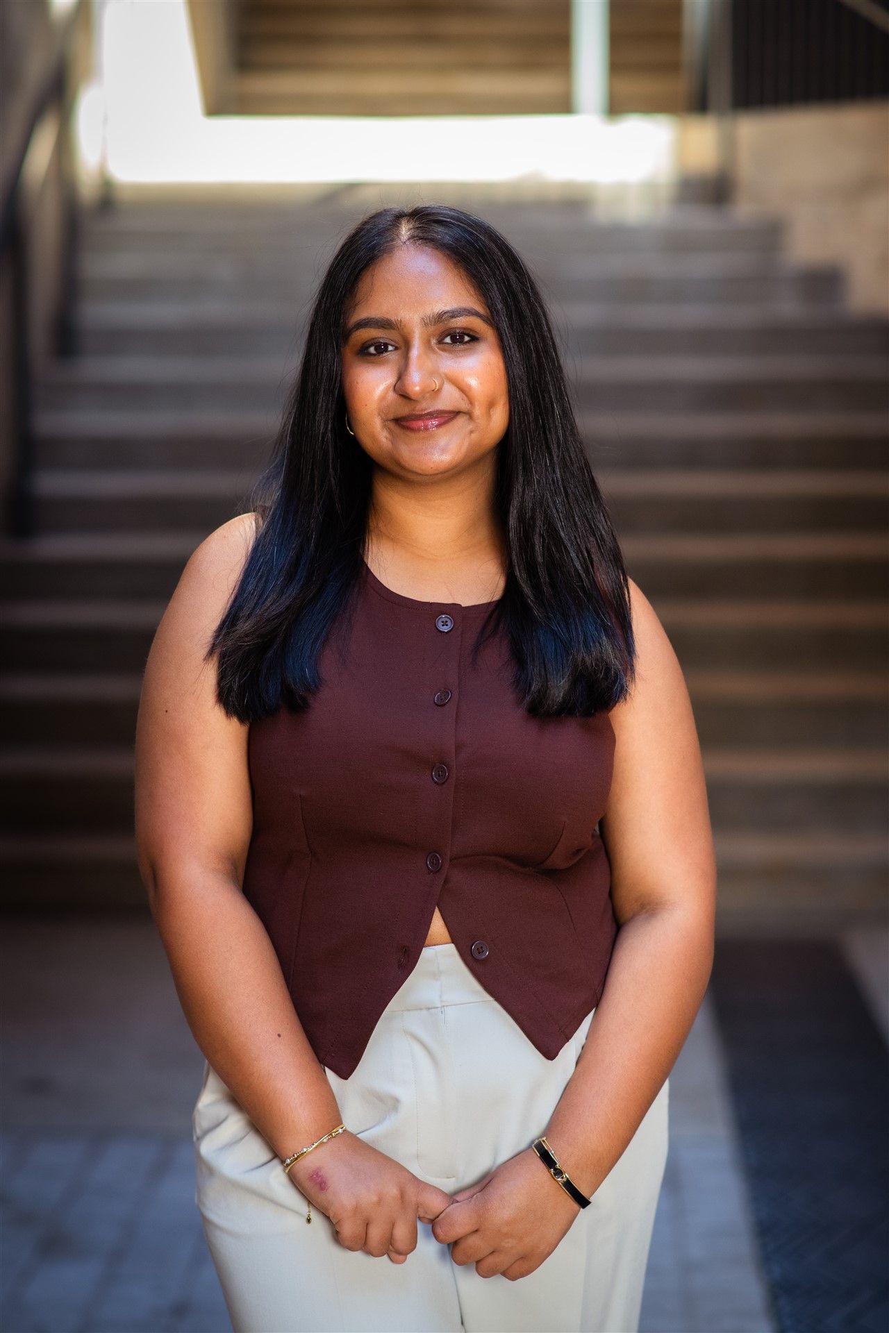 Woman Posing for Professional Headshot in Birmingham Alabama, Birmingham Alabama Portrait Photographer.