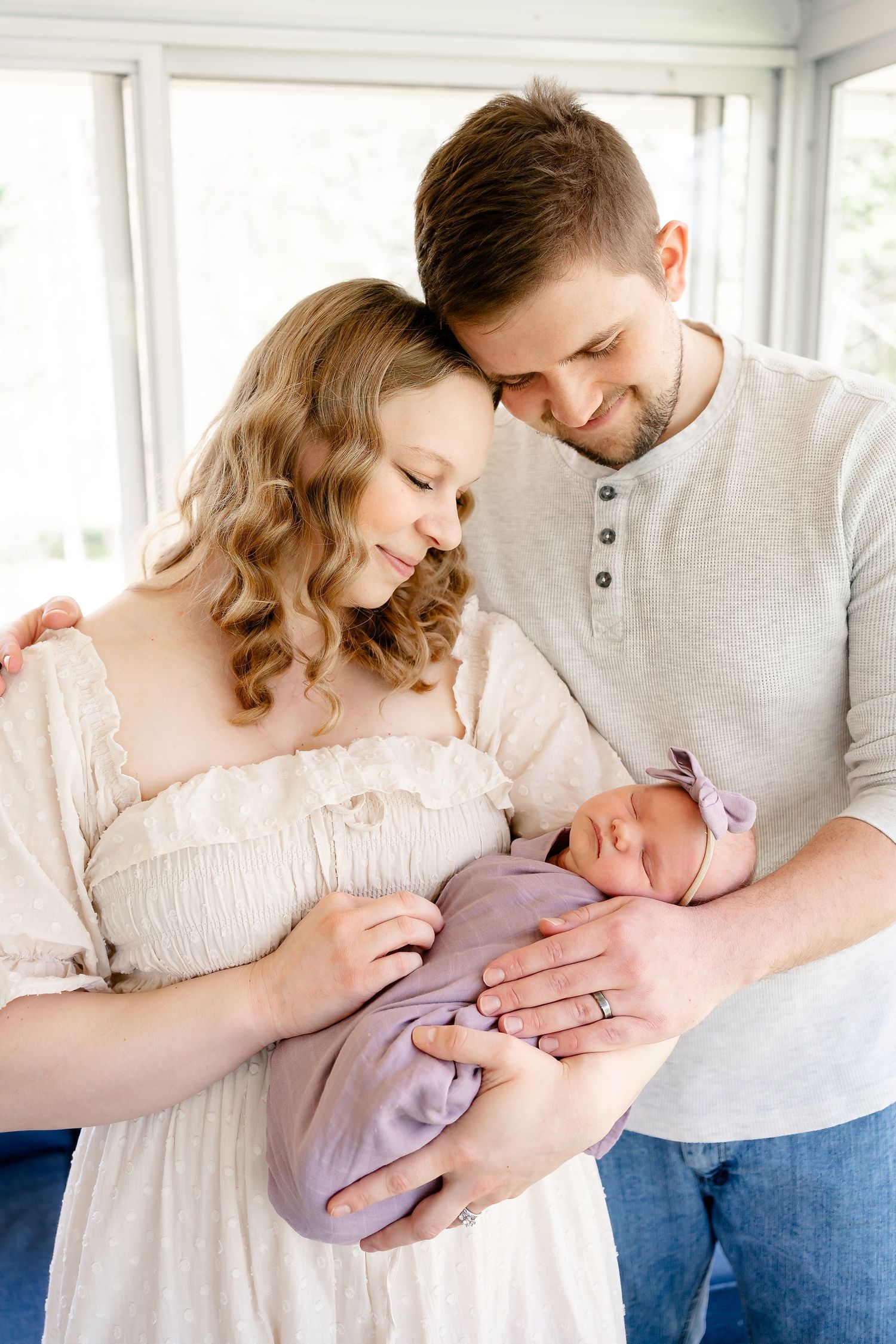 Erie, Pennsylvania newborn portrait session