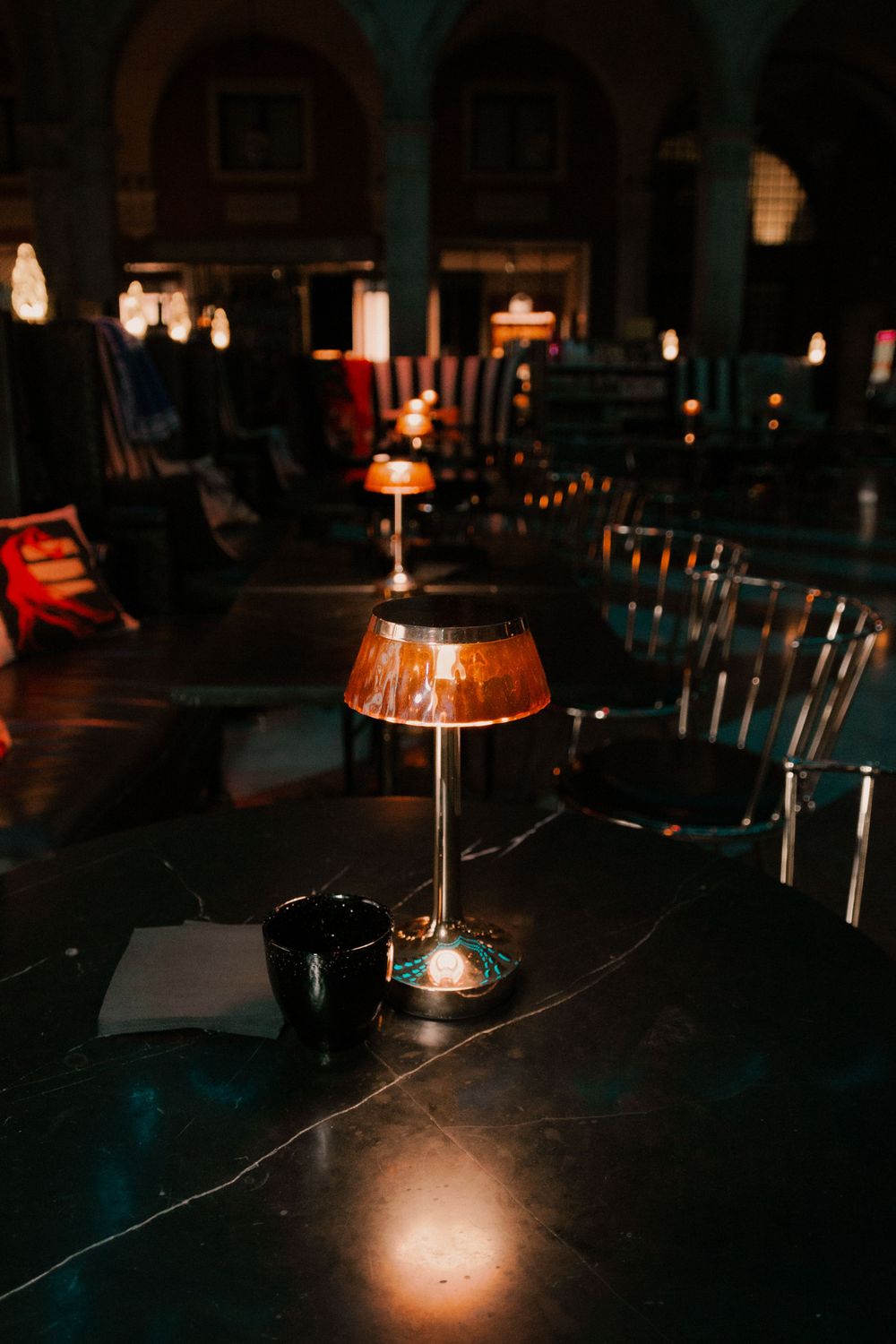 Venice's Fondaco dei Tedeschi decoration for an elegant evening.