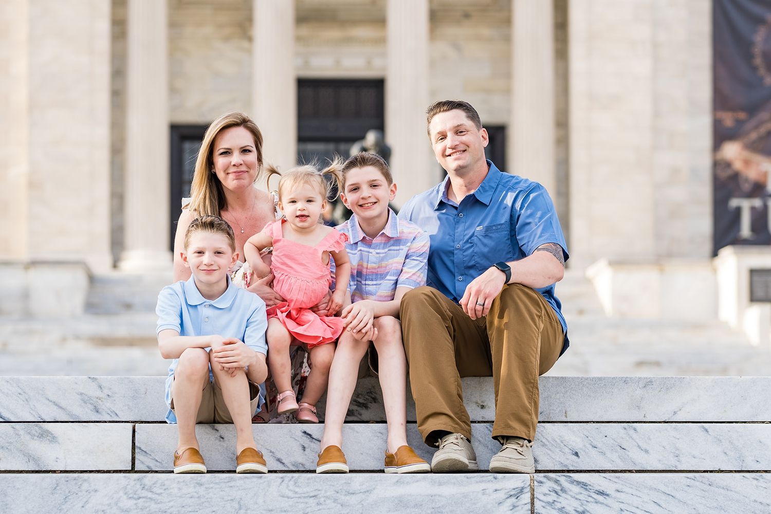 Cleveland Family Photo at Art Museum
