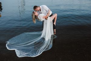 couple in harbour
