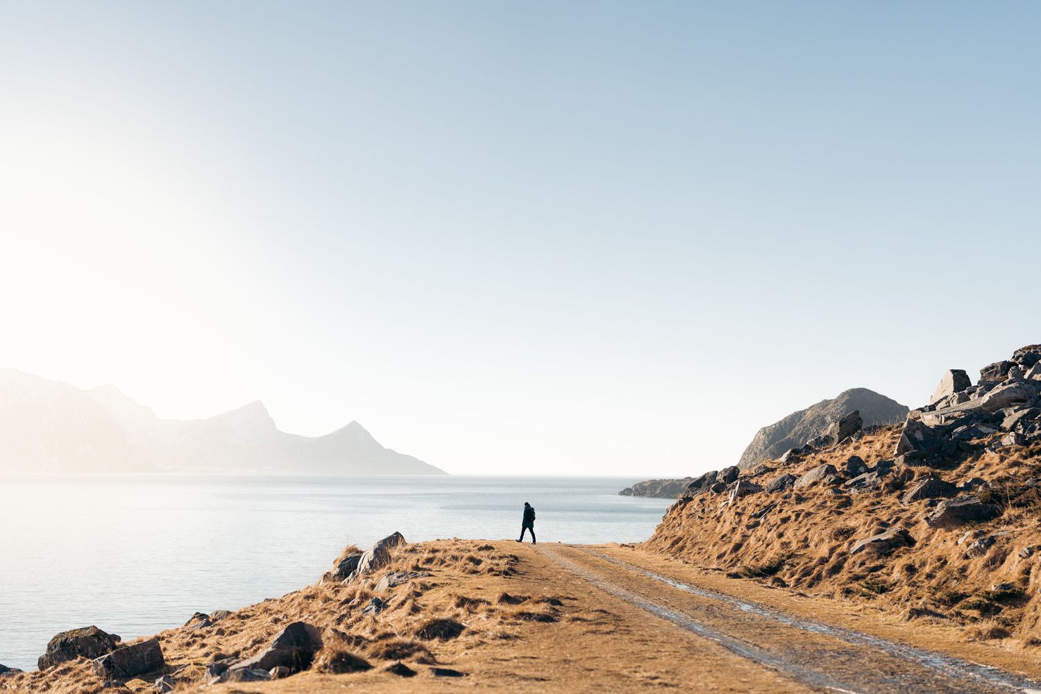 randonnée haukland beach vers Uttakleiv lofoten norvège blog voyage