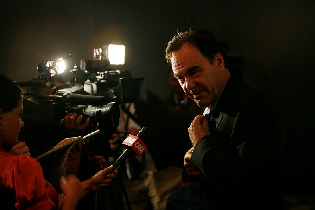 Oliver Stone photographed at a press conference in Santa Monica, CA
©Jackie Butler