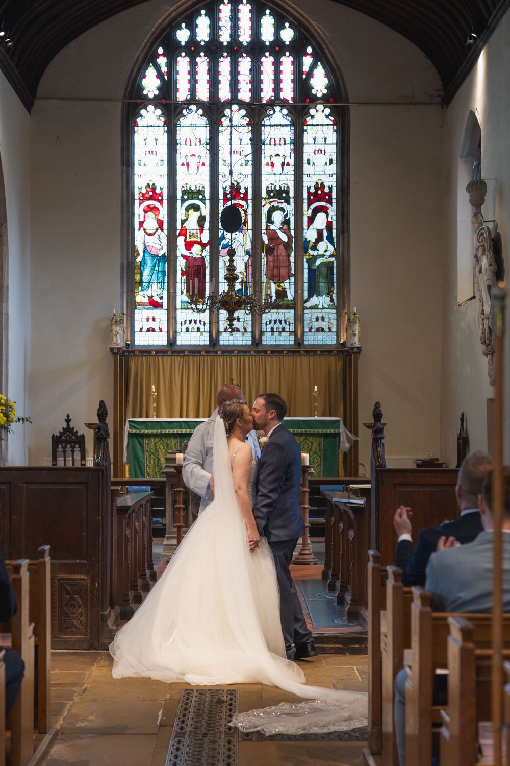 Wedding at Lingfield church