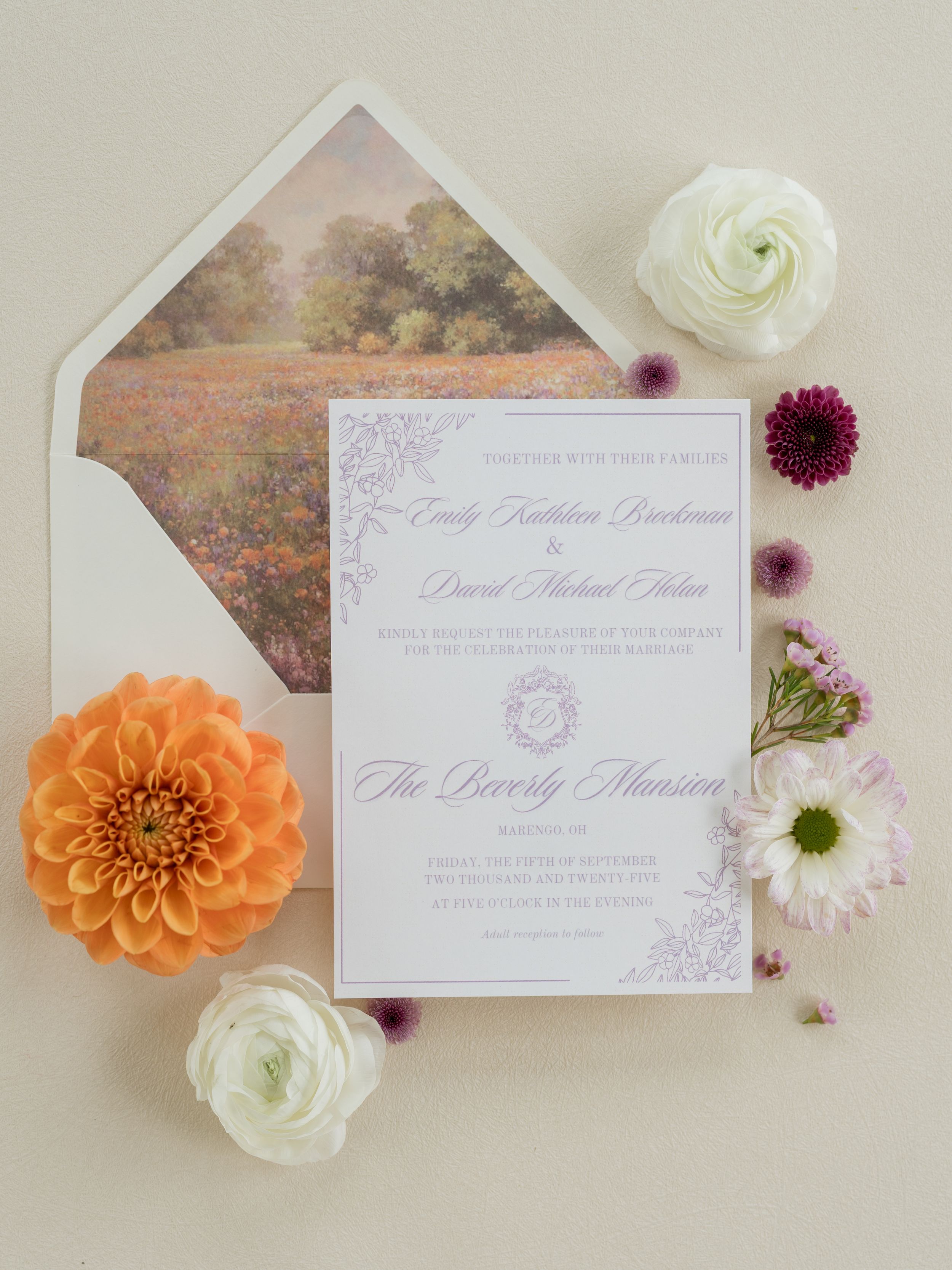 invitation suite photographed by life by jude photography / judith sumner