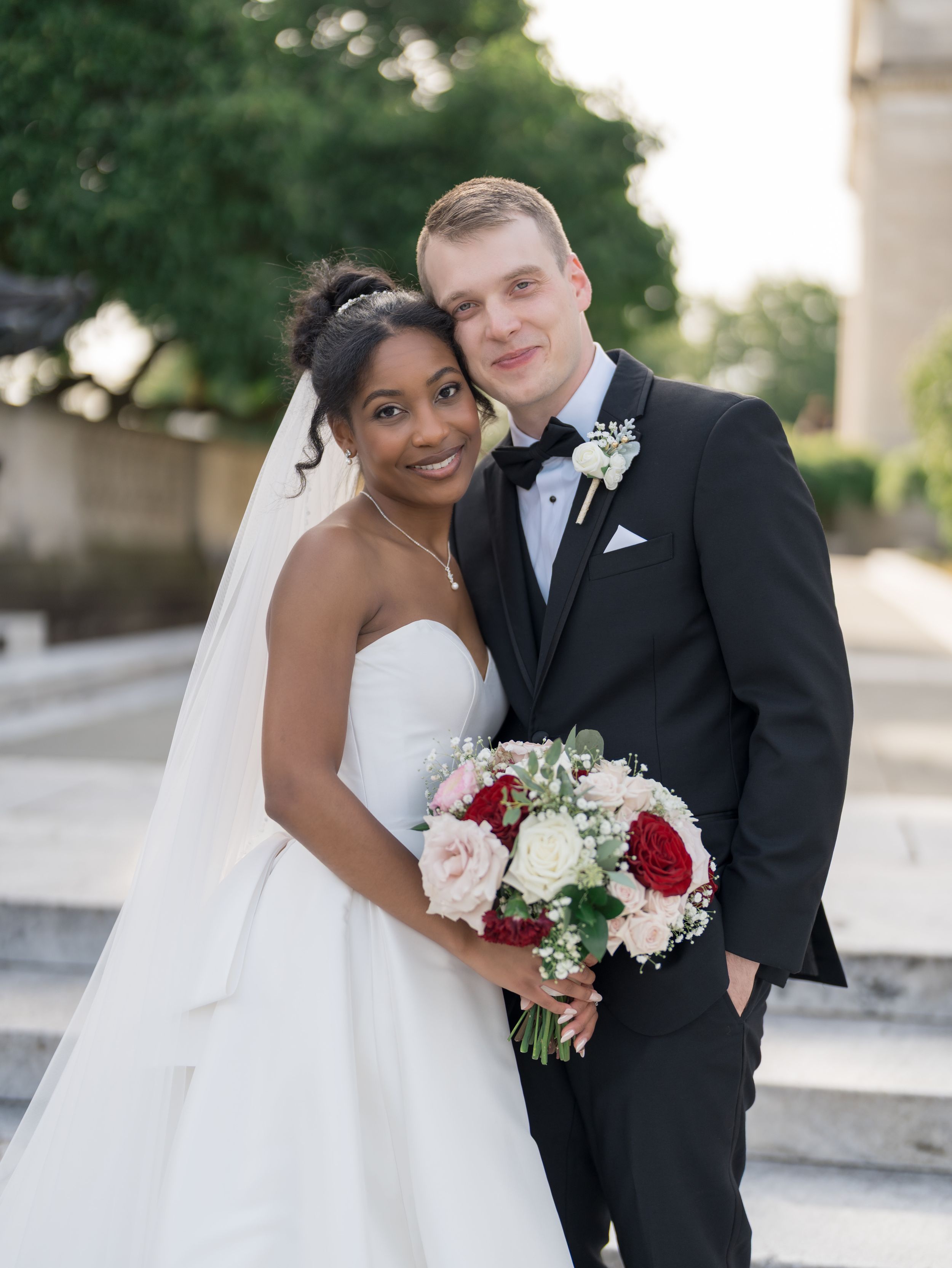 newly married couple in cleveland ohio photographed by life by jude photography / judith sumner