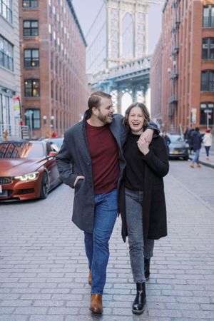 couple in brooklyn ny photographed by life by jude photography / judith sumner
