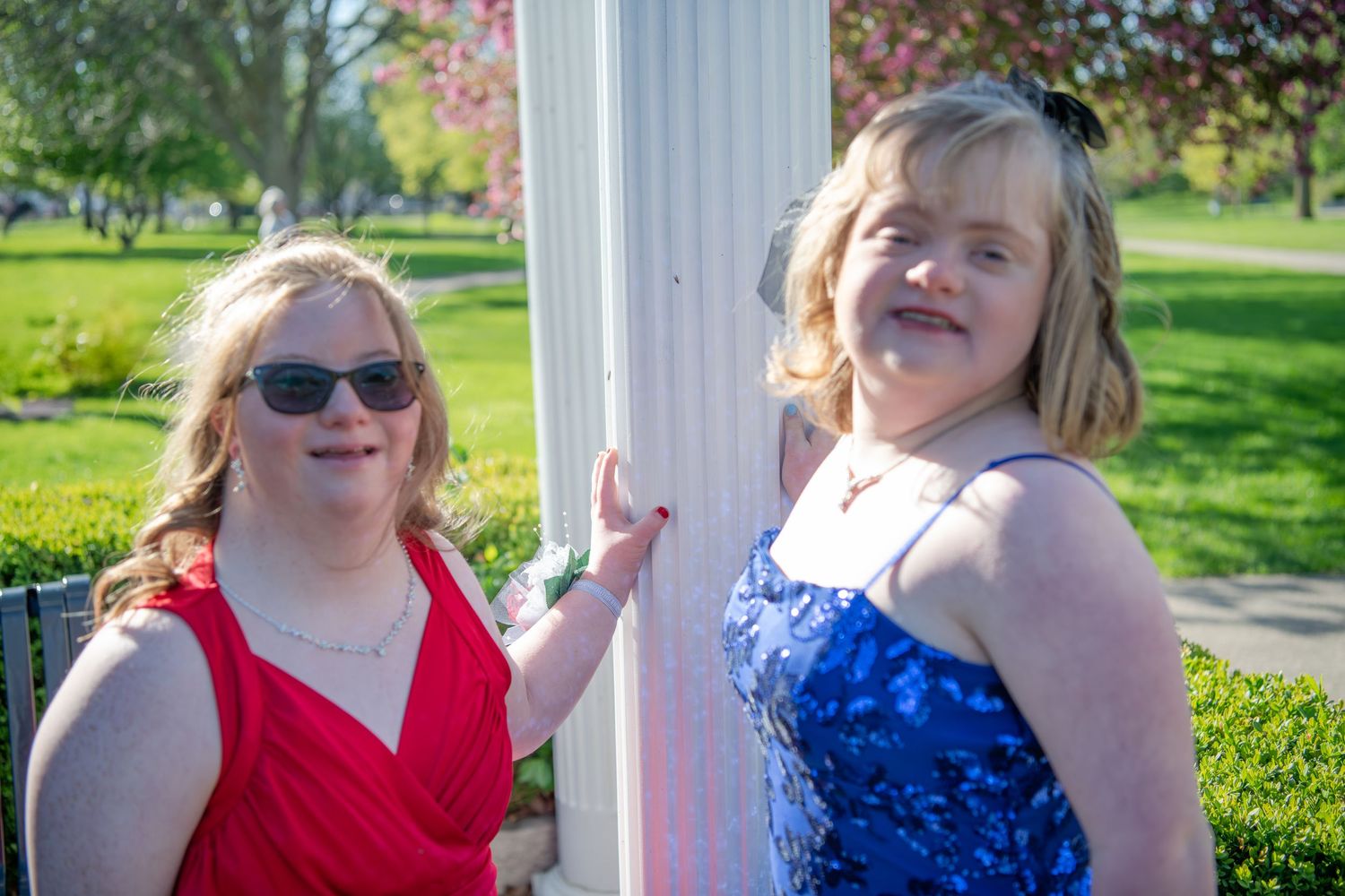 Two friends going to PROM.