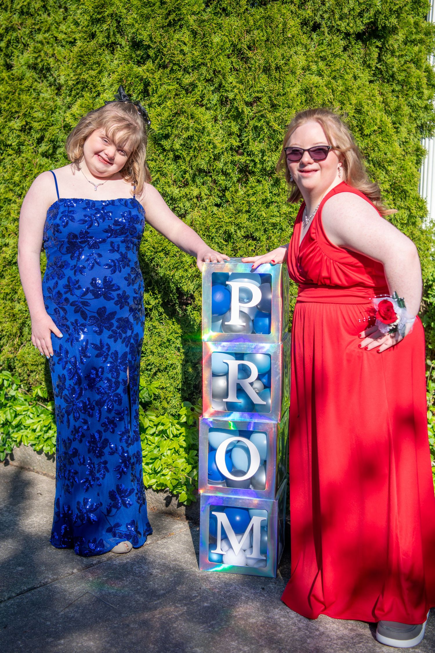 Two friends going to PROM.